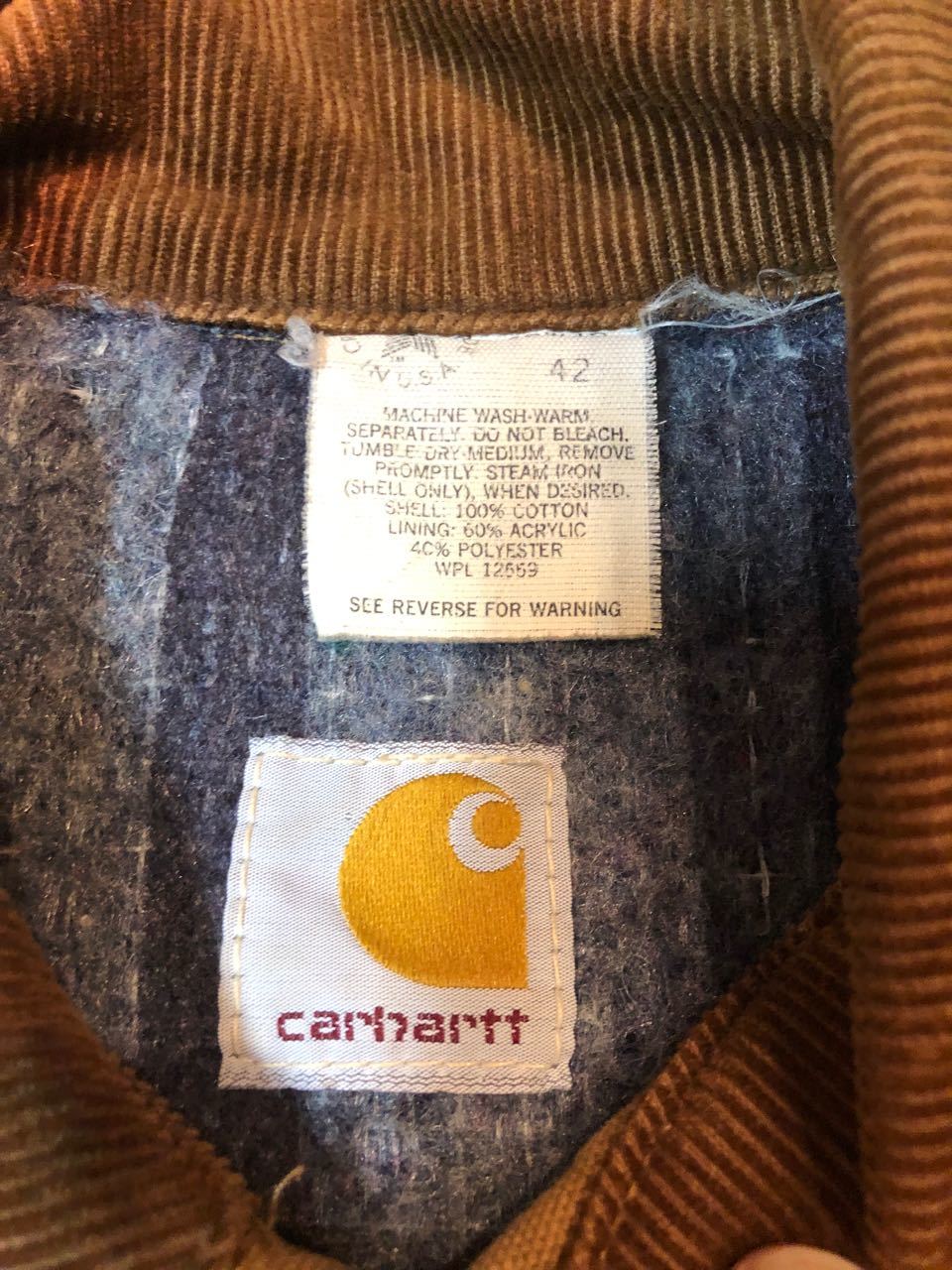 11月7日（土）入荷！80s~ MADE IN U.S.A Carhartt カーハート　ダック　トラッカージャケット　Tracker Jacket!_c0144020_14375710.jpg