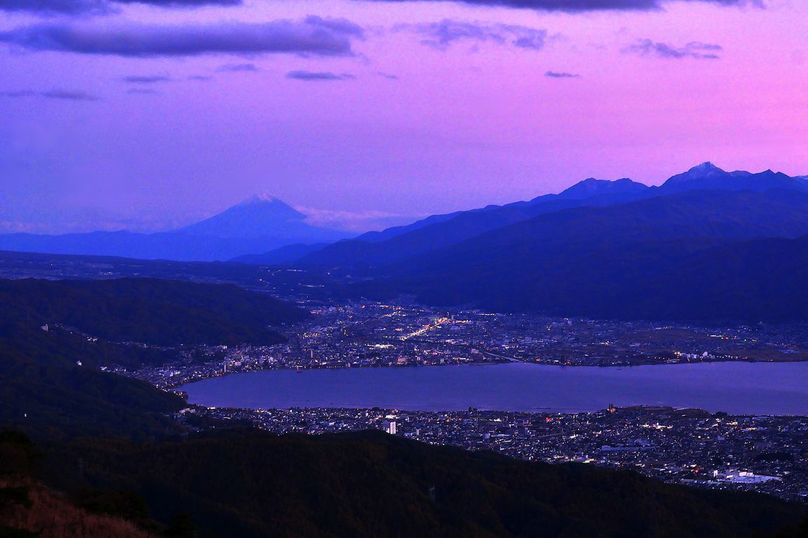真昼の諏訪湖富士山！・・・高ボッチから　_a0031821_21142917.jpg