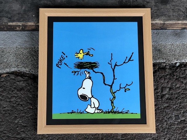 Peanuts スヌーピー アートフレーム ポスター ririe リリィ Peanuts スヌーピー アートフレーム ポスター ririe リリィ
