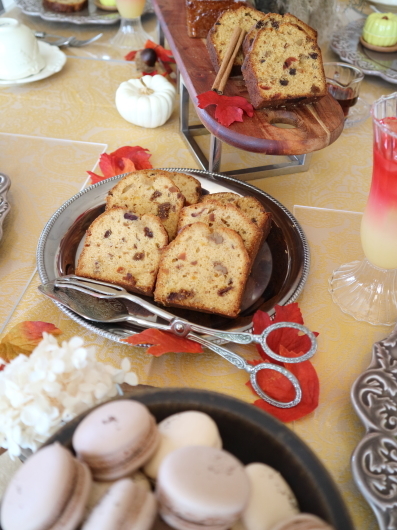 フルーツケーキ　紅茶マカロン　パンナコッタのレッスン_d0210450_14445875.jpg