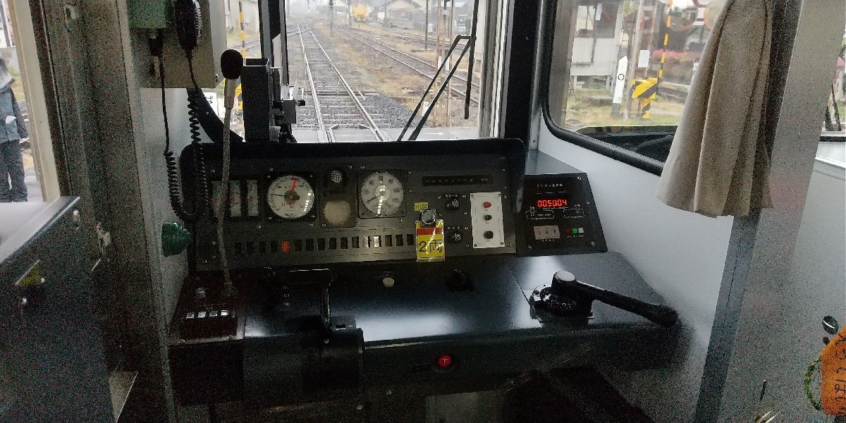 一畑電車運転台 7000系 人生 乗り物 熱血野郎