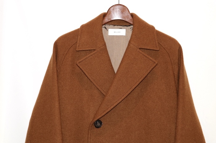 WELLDER Double Breasted Balmacaan Coat WELLDER DOUBLE BREASTED