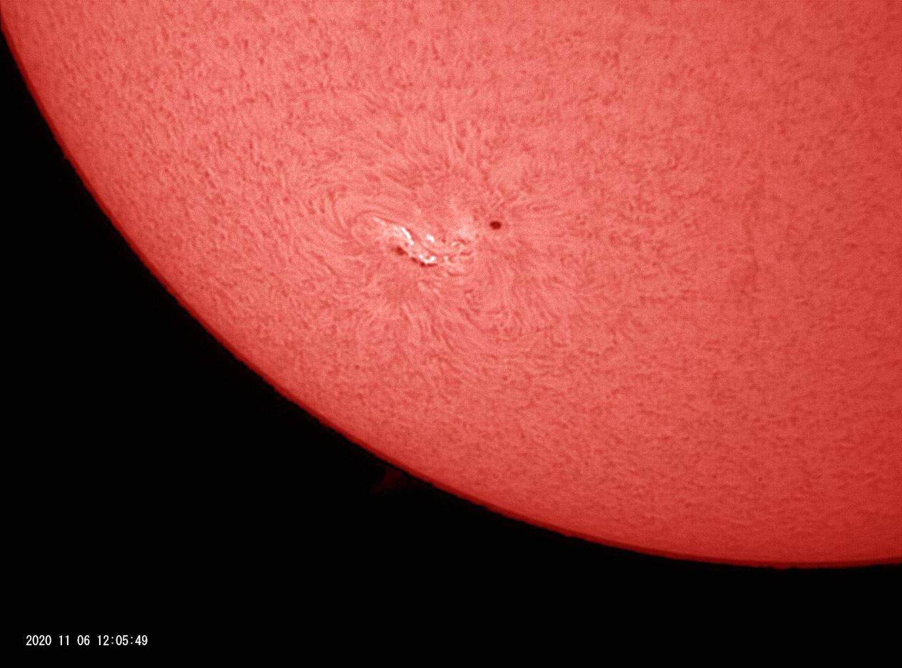 11月6日の太陽_e0174091_12022157.jpg