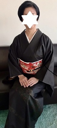 NYのお客様・大島訪問着に御所解帯で着物会。_f0181251_18511291.jpg