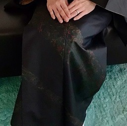NYのお客様・大島訪問着に御所解帯で着物会。_f0181251_18541124.jpeg