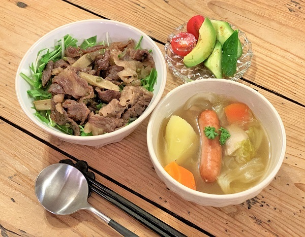 温か~いおうちごはん と 鶏の唐揚げ弁当_d0249193_22125140.jpg