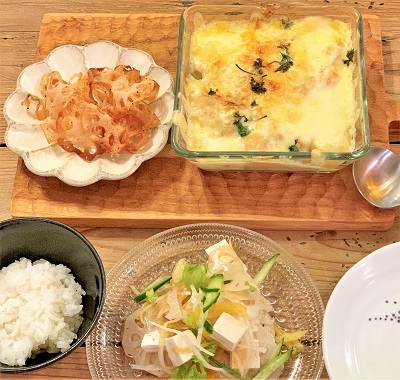 温か~いおうちごはん と 鶏の唐揚げ弁当_d0249193_22420956.jpg