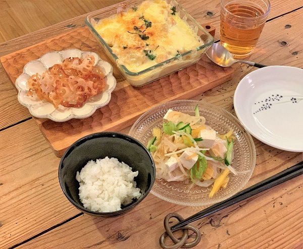 温か~いおうちごはん と 鶏の唐揚げ弁当_d0249193_22421643.jpg