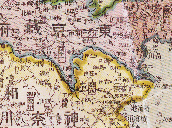 韓国併合日本大地図 地理研究会著 銅版5色刷り 袋入 大阪田中 韓国併合日本大地図 地理研究会著 銅版5色刷り 袋入 大阪田中
