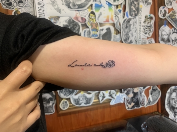 フクロウとユリの花 shun Gooddays Tattoo フクロウとユリの花 shun Gooddays Tattoo