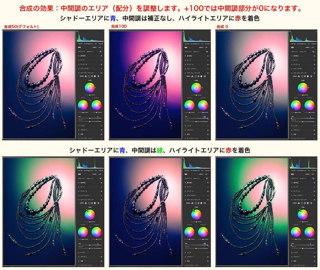 Adobe Camera Raw 13.0.2 (Lightroom) 新機能!② カラーグレーディングの操作方法と仕組み、ツールTIPSを徹底解説_f0274403_11273257.jpg