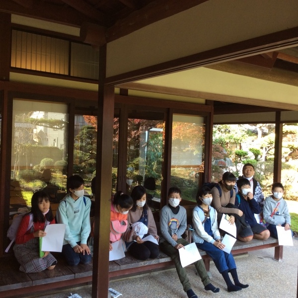 北陸学院小学生徒11人が遠足で山中温泉を訪れました 山中温泉 芭蕉の館 北陸学院小学生徒11人が遠足で山中温泉を訪れました 山中温泉 芭蕉の館