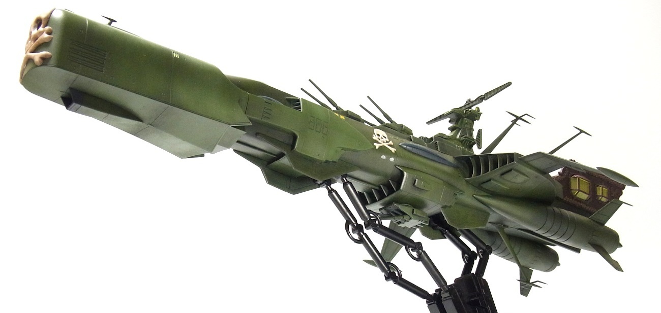 1/1500 アルカディア号（銀河鉄道999）完成、そして・・・発進