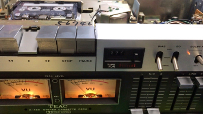 TEAC A-450の修理 : Iwataka53jp's Blog TEAC A-450の修理 : Iwataka53jp's Blog