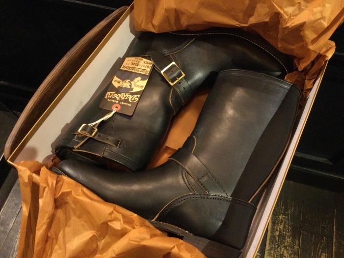 靴 dapper's Engineer boots dappers 8 1/2D 40's Style Engineer Boots LOT1142 | dapper's