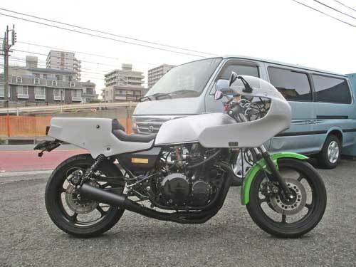 O原サン号 Z1100GP ゴディエジュヌー1135Rレプリカ製作の O原サン号 Z1100GP ゴディエジュヌー1135Rレプリカ製作の