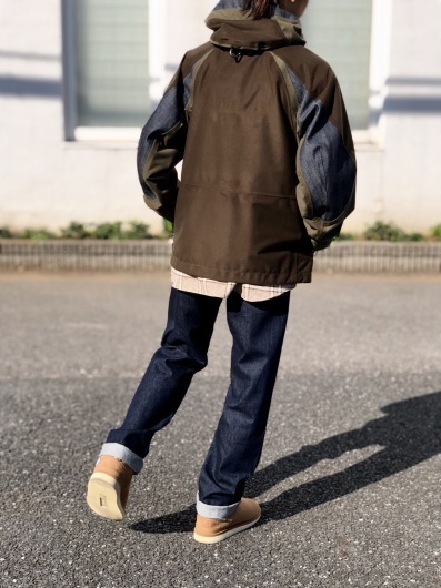 White Mountaineering - GORE-TEX FLEECE MIXED MOUNTAIN PARKA