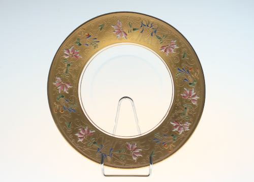 モーゼル　金縁＆エナメル彩　プレート_c0108595_22533004.jpeg
