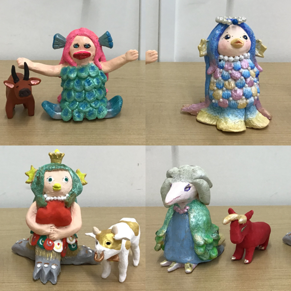 【創作人形講座~プロの博多人形師が教えます~】生徒さんの作品です♪_c0357605_16424225.jpeg