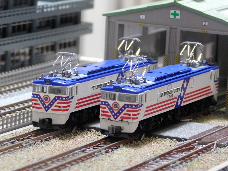 在籍車両】 マイクロ 50系 ＋ KATO EF60 アメリカントレインタイプ