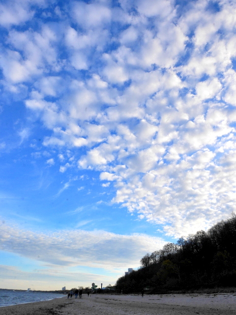 冬のバルト海を散歩 7つの塔が見える窓から In ドイツ