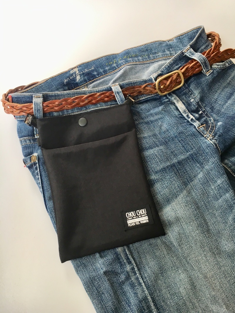 ベルトをしている時の スマホポケットの付け方 O2 Sewing Note ベルトをしている時の スマホポケットの付け方 O2 Sewing Note