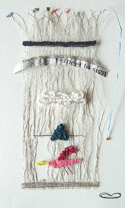 【三浦奈巳作品展+ SKY Brothers〜縫って織って描いて。それぞれの鳥、つながる空】_a0017350_04554028.jpg