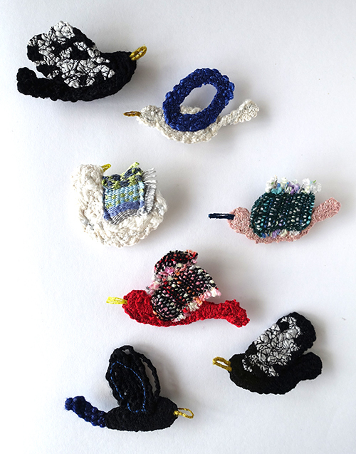 【三浦奈巳作品展+ SKY Brothers〜縫って織って描いて。それぞれの鳥、つながる空】_a0017350_04554032.jpg