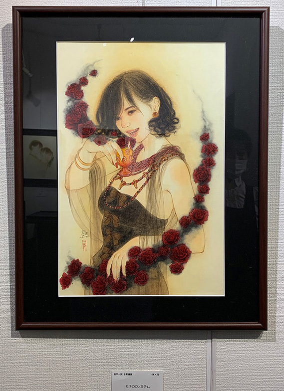 【松平一民 水彩画展ー神話の女神たちー】_e0115223_22150335.jpg