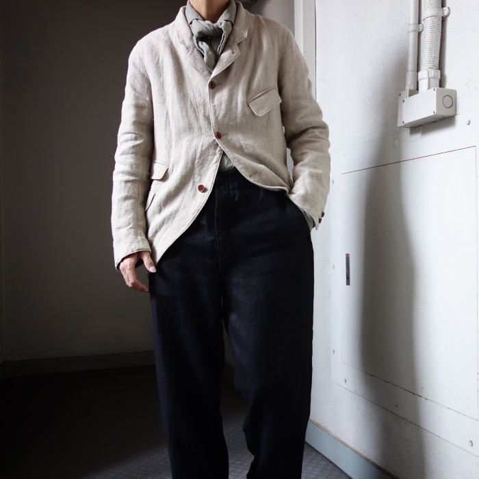 1月の製作 / classic farmers heavylinen tailor jkt_e0130546_12281765.jpg