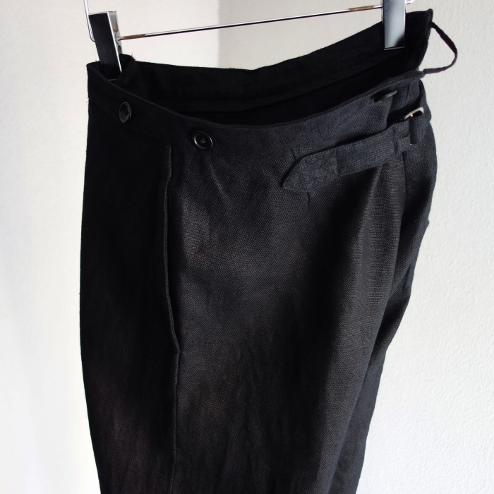 1月の製作 / classic heavylinen trousers_e0130546_12470486.jpg