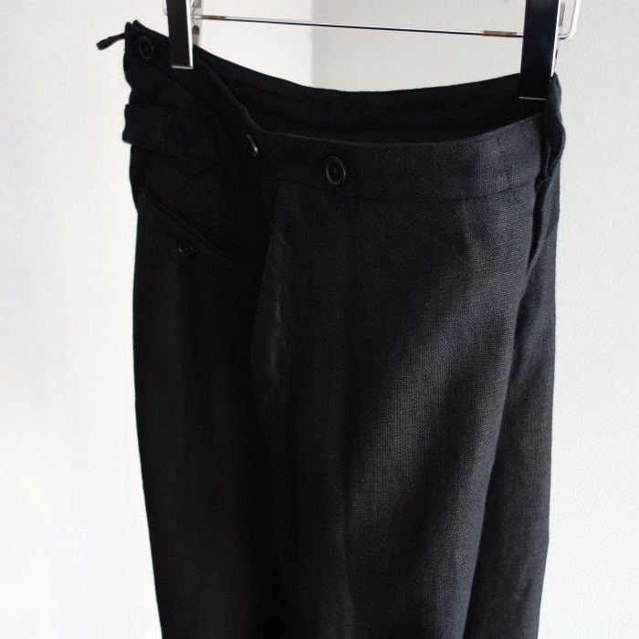 1月の製作 / classic heavylinen trousers_e0130546_12472917.jpg