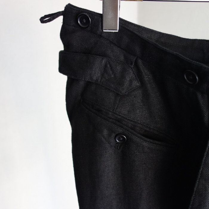 1月の製作 / classic heavylinen trousers_e0130546_12522600.jpg