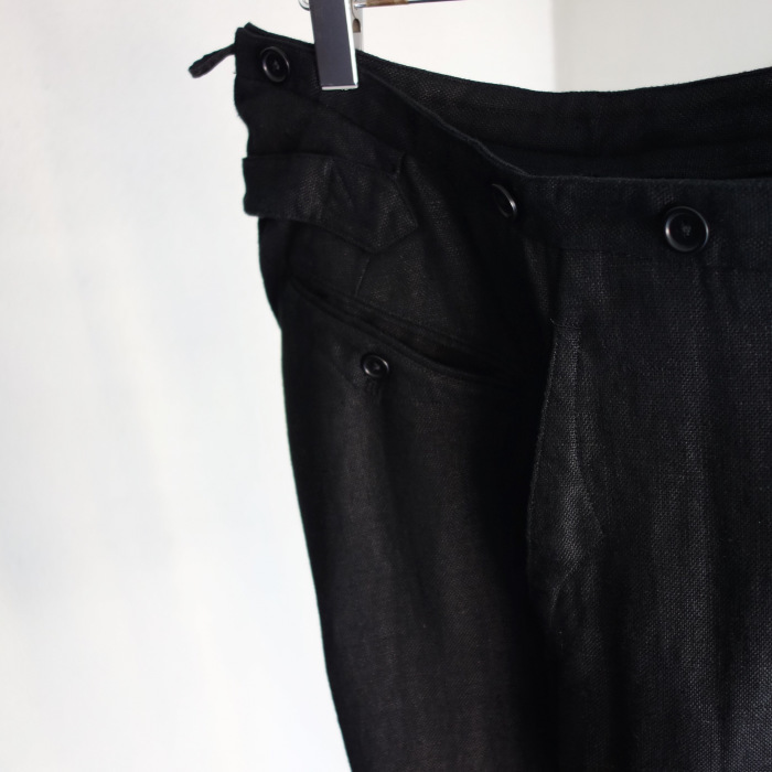1月の製作 / classic heavylinen trousers_e0130546_12541466.jpg