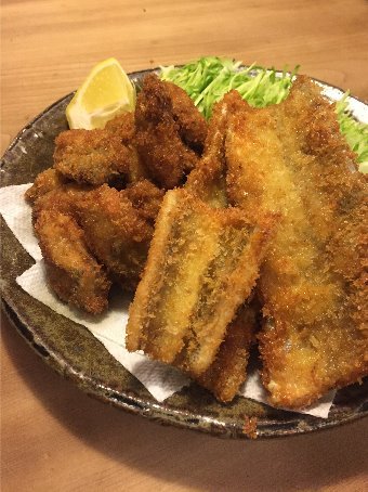 牡蠣フライ 太刀魚フライ シーザーサラダ 我楽多工場分室 2