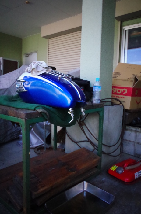 1963 TRIUMPH T120 配線引き直し作業完了、エンジン始動_a0248662_08134858.jpg