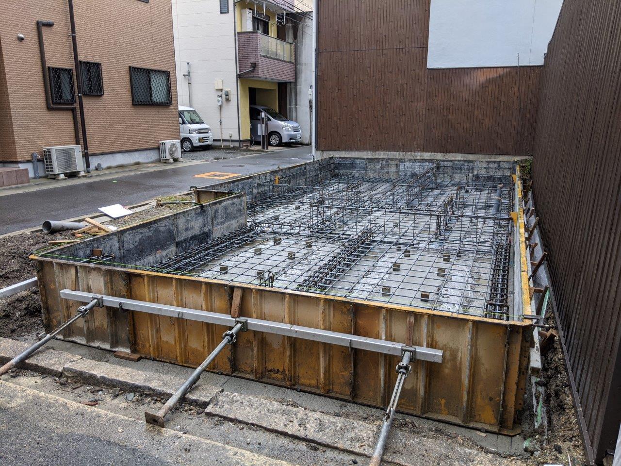 大阪市西区九条2丁目基礎配筋検査_a0233987_15300728.jpg