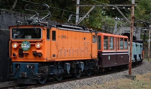 黒部峡谷鉄道の関電専用列車_e0030537_22384350.jpg