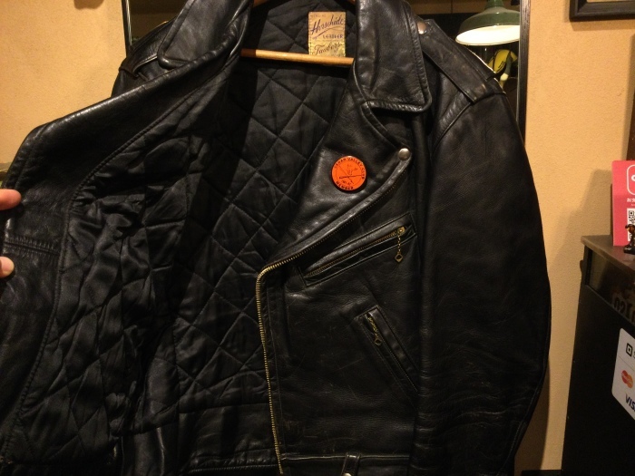 60's Taubers Of California leather MC jacket : BUTTON UP