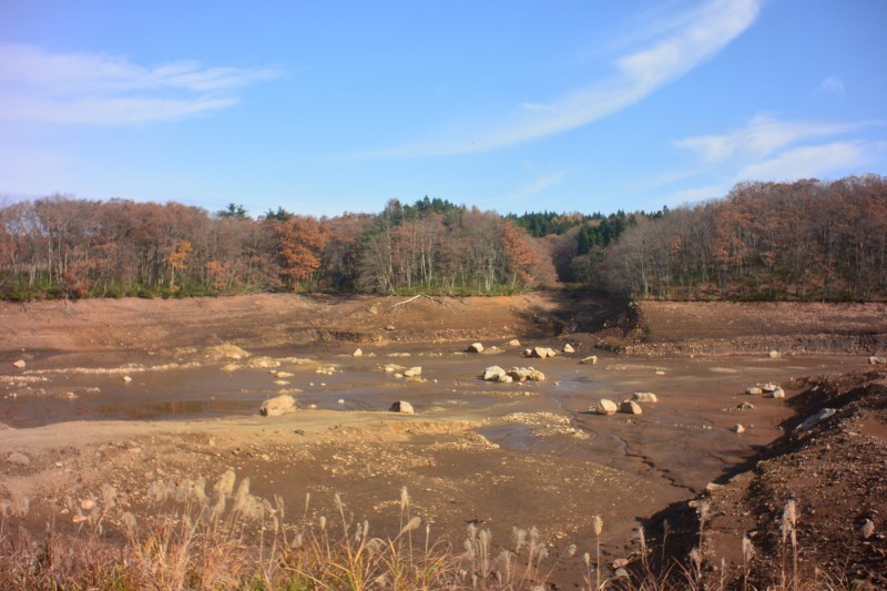 山形県ブラックバス等外来生物リリース禁止から3年ブラックバスが居る池は干上がる ボ ボ 僕らは釣れない中年団