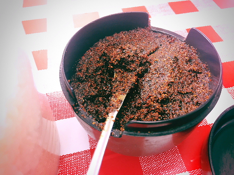 【お気に入り】買える\"すりだね\" 橙東 吉田のうどん「激辛味」_b0008655_16455358.jpg