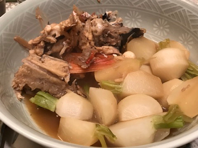 のどぐろ アカムツ お刺身 塩焼き アラと蕪の炊いたん やせっぽちソプラノのキッチン２