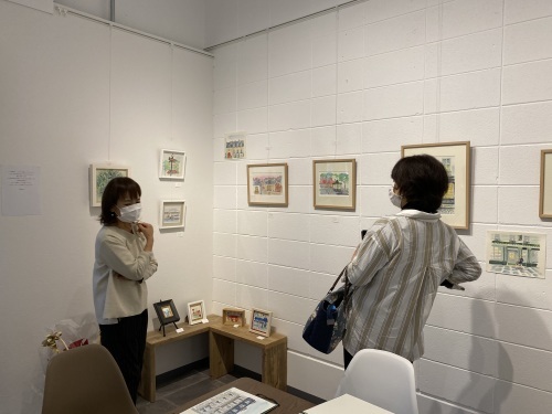 荒井先生の個展 パリの屋根_a0216583_23482268.jpeg