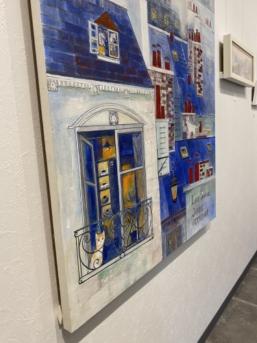 荒井先生の個展 パリの屋根_a0216583_23490271.jpeg