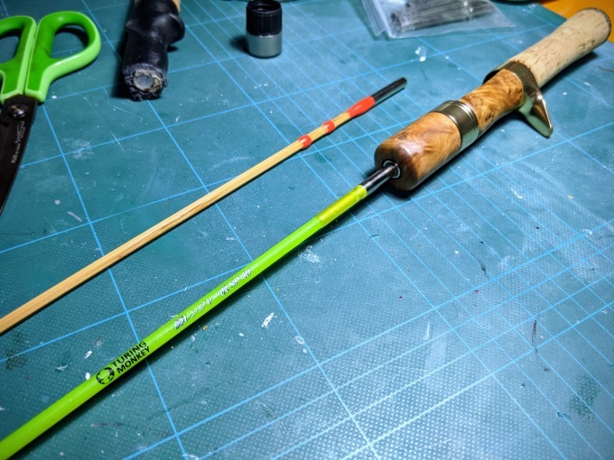 Uokarod バンブーベイト(※グリップ無し) Amazon | ニューバンブー フライロッド 7フィート0インチ #4 コルク