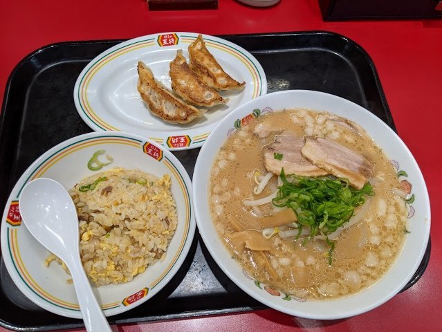 餃子の王将ラーメンセット 餃子の王将イオン千歳店 年142杯目 ｅｉｈｏのブログ２