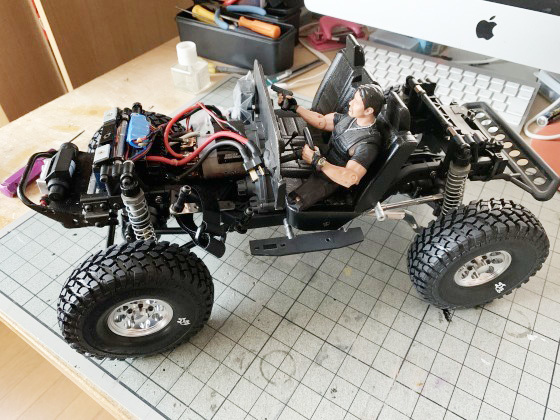 タミヤ　CC02　クローラー タミヤcc-02改、本格クローラー目指しました