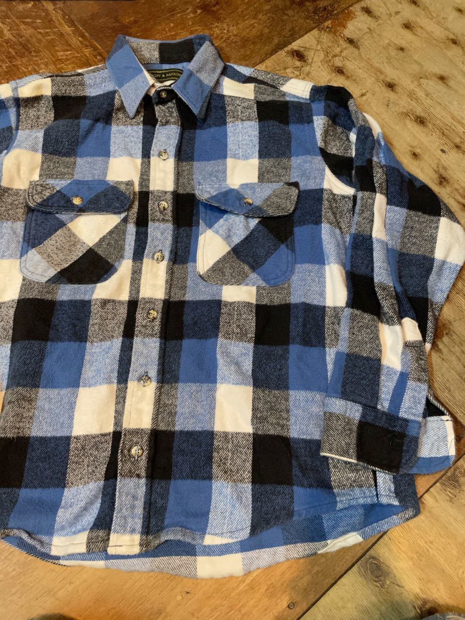 １１月２８日（土）入荷！９０s　MADE IN U.S.A CRAFT&BARROW ヘビーネルシャツ！_c0144020_14320269.jpg