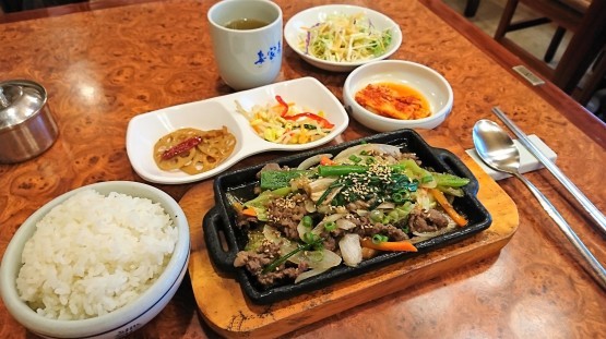妻家房でプルコギランチ 消防博物館 四谷三丁目 カステラさん 妻家房でプルコギランチ 消防博物館 四谷三丁目 カステラさん