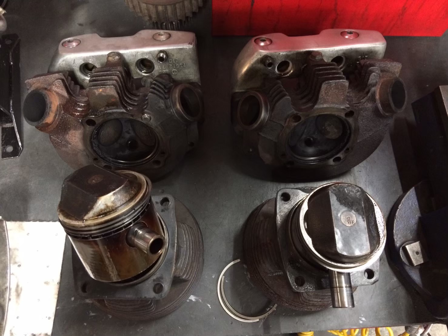 アイアンIronhead エンジン＆足回り OH_b0160319_14151230.jpg